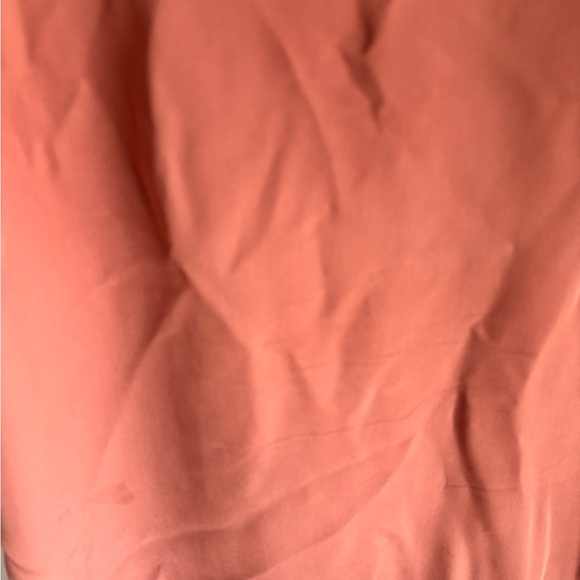 Theory Frayed Edge Wrap V-Neck Top in Rosy Pink size small (petite) 100% silk - Picture 6 of 8